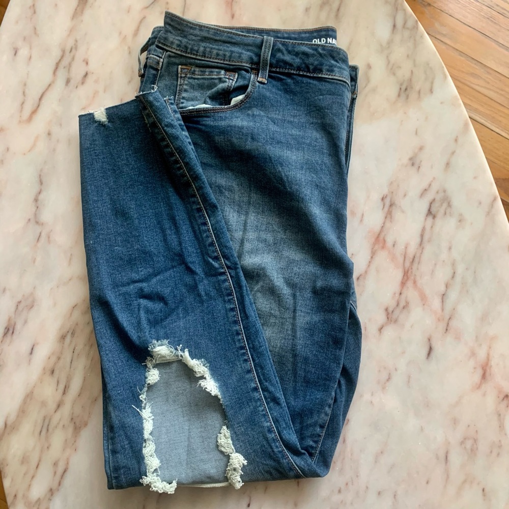 Old Navy_Mid-Rise Rockstar Jeans_ Size 16